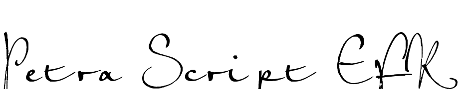 Petra Script EF Regular Yazı tipi ücretsiz indir
